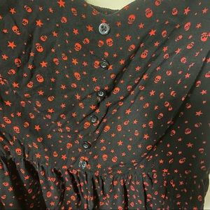 Hot Topic skull and Star sundress 1X